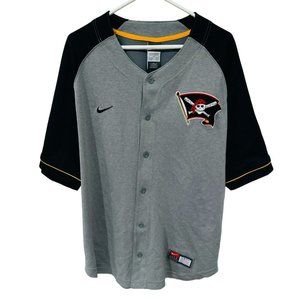 Nike Pittsburgh Pirates Jersey Button-Down Men’s L Gray Embroidered Vintage